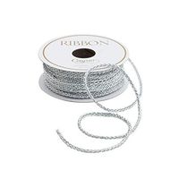 Caspari Thin Silver Chain Ribbon - 30 Foot Spool