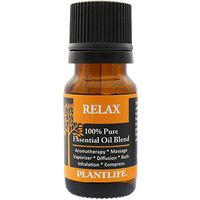 Plantlife Relax Essential Oil Blend (100% Pure Therapeutic Grade) 10ml