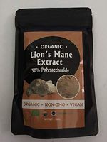 Organic Lions Mane Mushroom Dual Extract Powder 30% Polysaccharide 100g