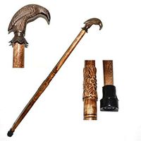 Nautical World Walking Stick Raven Crow Handle Wood Cane Classic Style Wooden Cane for Men and Women, Affordable Gift Decorative Walking Cane Fashion Statement for Men/Women/Seniors/Grandparents! ITE