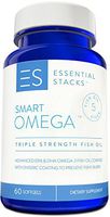 Burpless Fish Oil Omega 3 - Triple Strength (1400mg EPA DHA Per Serving), Enteric Coated, Molecularly Distilled & No Fishy Burps OR Aftertaste.