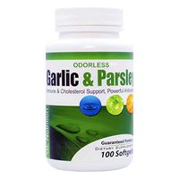 Great Lakes Nutrition All-Natural Odorless Garlic and Parsley Detox Supplement Softgels, 100 Softgels