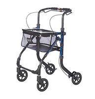 Lifestyle Mobility Aids Shop-N-Go Narrow 4 Wheel Rollator with 6" Wheels (Laser Blue)