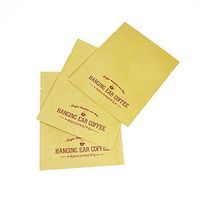 Stand-up Storage Bags Pouches Airtight Coffee Bean Flower Tea Snack Dried Fruit Food with Degassing Valve 16 OZ High Barrier 50 Pack Zipper (Hang Coffee Bags)