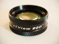 90D Condensing Lens for use with Biomicroscopy Slit Lamp (Black)