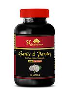 antioxidant Vitamins for Women - Garlic & Parsley 600MG (ODORLESS Formula) - Garlic & Parsley Supplement - 1 Bottle 100 Softgels