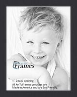 23x30 Smooth Black / Black Custom Mat for Picture Frame with 19x26 opening size (Mat Only, Frame NOT Included)