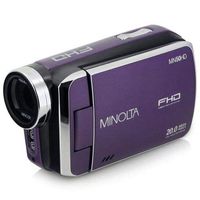 Minolta MN50HD 1080p HD Video Camera Camcorder (Purple) Includes 8GB Card