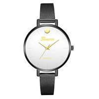 Fxbar,Fashion Mens Watches Milanese Mesh Band Bracelet Watches Minimalist Business Wristwatch (A)