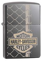 Zippo 29737 Harley-Davidson Black Ice Windproof Lighter