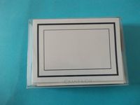 Crane CC3850 Preppy Correspondence Fluorescent White 10 Cards 10 Envelopes 4 3/8" x 6 9/16" Limit 1 Per Customer