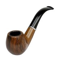 Retro Vintage Wooden Enchase Smoking Pipe Tobacco Cigarettes Cigar Pipes Gift Durable