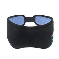 EEEXY Bluetooth Sleep Eye Mask Shade Wireless Headphones, Upgrade for Sleeping Travel Handsfree Sleeping Eye Mask, Black