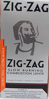 25 Packs Zig Zag Ultra Thin Cigarette Rolling Papers 100 Leaves/Pack Slow Burning