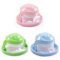 Wotryit 3 Pc Flower-Type Washing Machine Floating Lint Mesh Bag Hair Filter Net Pouch, Floating pet Fur Catcher，Floating Washing Machine Filter Washer Lint Trap