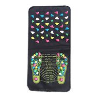 TOPBATHY Foot Massage Stone Mat Foot Healthy Walking Mat Acupressure Massaging Pad for Pressure Muscle Pain Relief 70x35cm