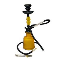 1 Hose Modern Style Colored Hookah Shisha Set (Canary Yellow)