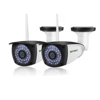 2 Units 5MP Super HD Outdoor Security Cameras, SV3C WiFi Wireless 2-Way Audio IP Camera, Motion Detection Surveillance Camera, Weatherproof CCTV Cameras for Outside Indoor, Support Max 128GB SD Card