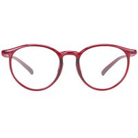 DUCO Superlight Blue Light Blocking Computer Reading and Gaming Eyewear Glasses,Anti Blue Light 100% UV Protection 305 (Transparent Wine Red)