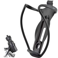 Lumintrail Ultra Lightweight Aluminum Alloy Bike Bicycle Water Bottle Cage Holder (1 or 2 Pack) (Black-1PK)