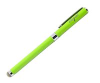 ELEGANI 2 in 1 Dual Function Conductive Microfiber Fabric Capacitive Stylus Rollerball Ink Pen (GREEN)