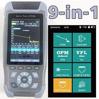 980REV Mini pro OTDR Reflectometer 9 Functions in 1 Device OPM OLS VFL Event Map RJ45 Ethernet Cable Sequence Distance Tracker by DHL