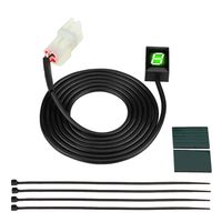 KIMISS 12V ECU Plug Gear Indicator, 6 Speed Digital Gear Indicator Shift Lever Display for Kawasaki