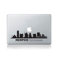 Memphis City Skyline Vinyl Decal for MacBook (13/15) or Laptop