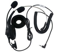 SUNDELY Single Ear Boom Mic Headphone for Lucky Goldstar (LG) Motorola NEC Nextel Panasonic Polycom Telephone/IP Phone with 2.5mm 1-pin Connector