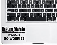 The Lion King Trackpad Hakuna Matata Swahili No Worries v3 for MacBook Laptop trackpad Keyboard Decal Vinyl Sticker