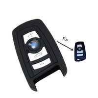 New Black Silicone 4 Buttons Smart Remote Key Cover Fob Skin Bag Case Holder Protector for BMW 550i 535i GT xDrive X3 535i 528i