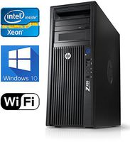 HP Z420 Workstation, Quad Core Xeon CPU upto 3.8GHz CPU, 16GB DDR3 RAM, New 240GB SSD & New 1TB HDD, Windows 10 Pro, USB 3.0, Nvidia Quadro 2000 1GB Video Card, WiFi (Renewed)