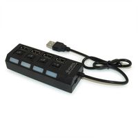 MyCableMart 4 Port USB 2.0 Hub, Switchable