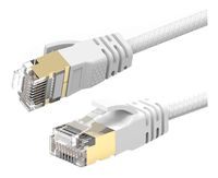 Reulin 3.2ft Cat.7A Ultra Slim - Ethernet Cable Gigabit Network LAN Cable Speed Up to 40Gbs-1000MHz Compatible with CAT 5 CAT 6 Switch Modem Router Patch Panel - High Speed RJ45 Patch Cable