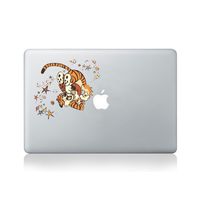 Calvin and Hobbes Tumbling Vinyl Sticker for MacBook (13-inch MacBook and 15-inch MacBook) / Laptop/Guitar