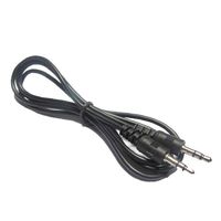3.5mm Male to Male Aux Cord Stereo Jack Audio Extension Cable for Smartphone Laptop Desktop 3.9ft Black 1pcs