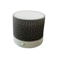 A9 Portable Bluetooth Speaker， Crack Rechargeable LED Light Music Player，Wireless Bluetooth Speaker - Black