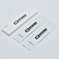 XCMAN Freeride Ski & Snowboard Base Wax Plastic Scraper 4mm Thick(Clear) - Corner Notch for Edge Cleaning and 2piece