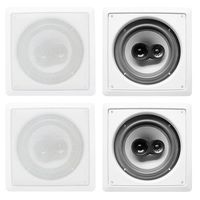 Acoustic Audio CS-I83S-2PR 300 Watt 8" 3-Way Home Theater in-Wall/Ceiling Speakers (2-Pair)