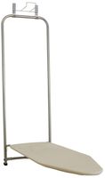 Household Essentials 144222 Over The Door Small Ironing Board With Iron Holder | Natural Cotton Cover