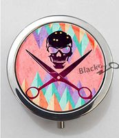 BlackKey I'm A Hair Stylist, I Will Cut You 3-Compartment Decorative Pocket Gift Box Case Organizer for Pill, Color 1-510