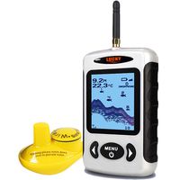 Lucky Wireless Fish Finder Sonar Sensor Portable Sonar Fishfinder LCD Display Depth Finders for Fishing Ice Fishing Kayak Fishing