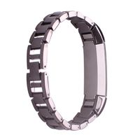 AUTRUN rrx-730 Fitbit Alta Band, Newest Premium Replacement Accessory Metal Watch Bands Bracelet Strap for Fitbit Alta, No Tracker, Style A, Black