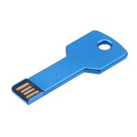 FAgdsyigao Creative Key Shape U Disk, USB Flash Drive Memory Stick for Notebook Desktop PC Computer Blue 128mb