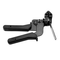 Stainless Steel Cable Tie Gun, 100lbs 12mm Automatic Stainless Steel Zip Tie Gun With 65 Manganese Steel Blade And For Cable Fastening