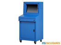 Industrial Mobile Computer Cabinet (NEMA 12 Rated)