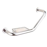 Vineyard Shower Rails Handrail Safe Bathing Non-Slip Handle Bathroom Toilet Toilet Bathtub Armrest Bar Toilet Anti-Slip Elderly Children's Drop Handle with Soap Basket Bathroom Accessories