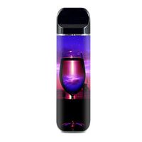 IT'S A SKIN Decal Vinyl Wrap for Smok Novo Pod System Vape Sticker Sleeve Cover/Tropical Sunset Wine Glass