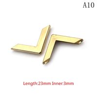 60Pcs Vintage Metal Book Corner Scrapbooking Albums Diary Menus Corner Protectors Folder Cover Edge Guard Case Scrapbook Small Jewelry Box Table Corner Decor,Antique Finishes by WWahuayuan