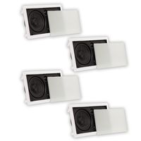 Theater Solutions TSSLCR6 Deluxe 6.5" in Wall 3-Way Compact 4 Speaker Set